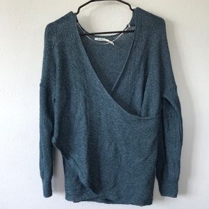 Kimchi blue wrap sweater
